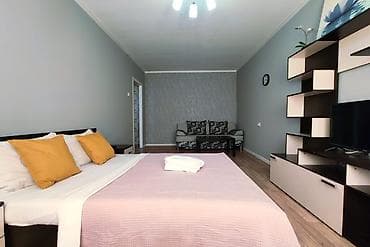 Квартиры: 1 комната, Люкс, элитка, Бишкек Парк ТРЦ, Душевая кабина, Постельное белье, Кондиционер — 5