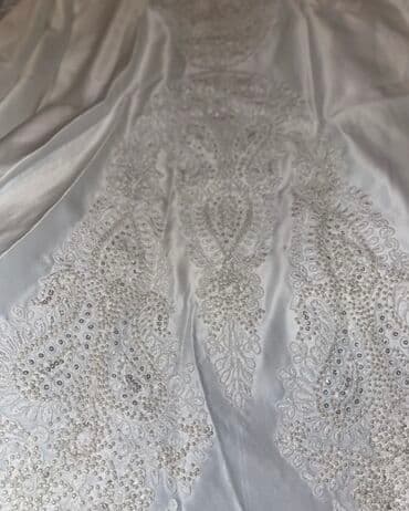 фата на девичник: Свадебное платье, S, Рукава прозрачные, Трансформер, Б/у — 3