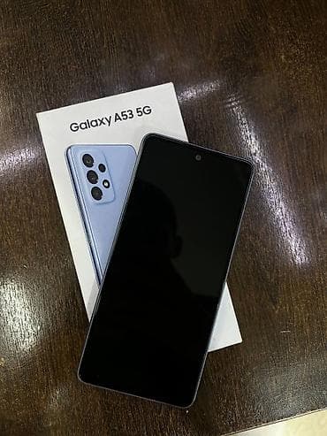 poco 3pro: Samsung Galaxy A53 5G, Б/у, 128 ГБ, цвет - Синий, 2 SIM — 1
