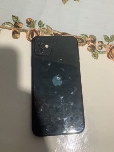Паркет: IPhone 11, Колдонулган, 128 ГБ, Кара, Каптама, 81 % — 3