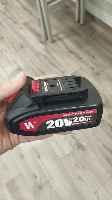 защита на батарею: Аккумулятор Worcraft 20V Max, емкость 2.0 Ah (Li‑ion) - Тип — 1