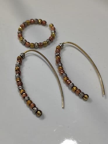 свадебное платье для высокой невесты: Набор украшений, Проба 925, Женские, Новый — 3