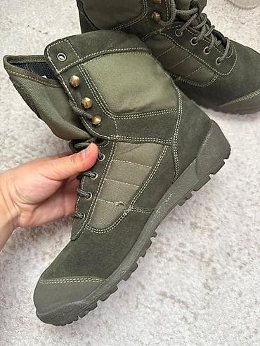 обувь для туризма: Тактические/треккинговые ботинки X-BOY (оливковый) - Высокая модель с — 1