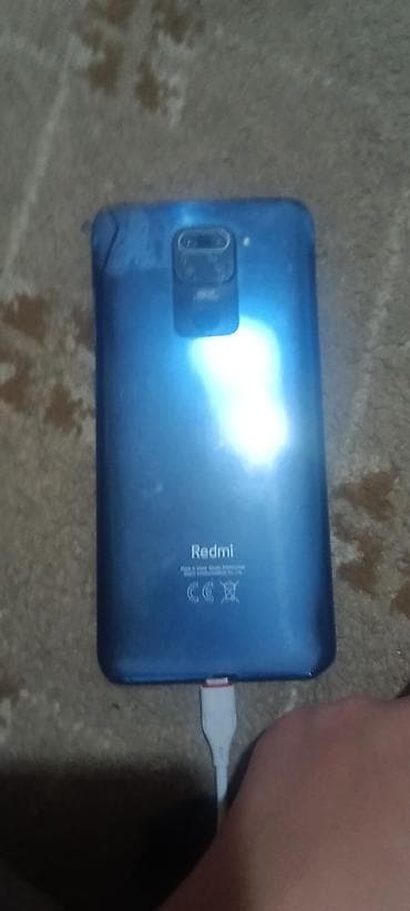 Уюлдук телефондор жана аксессуарлар: Redmi, Redmi Note 9, Колдонулган, 64 ГБ, түсү - Көгүлтүр — 1