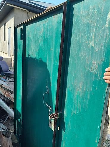 карказ: Металлические распашные ворота с калиткой - Материал: сталь, сварная — 2