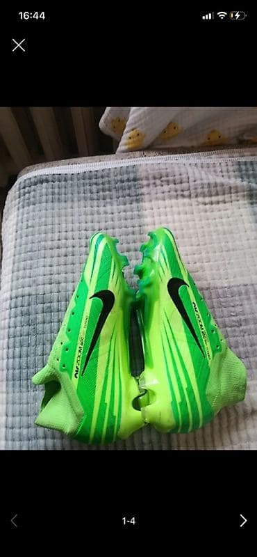 adidas japan: Футбольные бутсы Nike Air Zoom Mercurial (серия MDS), ярко‑салатовый — 3