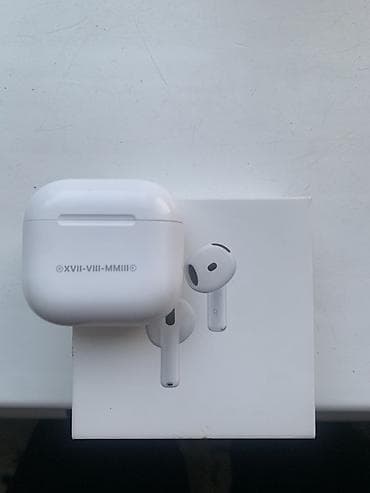 Аудиотехника: Apple AirPods 4 (ANC) — беспроводные наушники с активным — 1