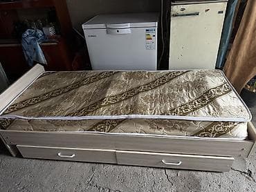 Односпальная кровать, С матрасом, длина - 200 см — 3
