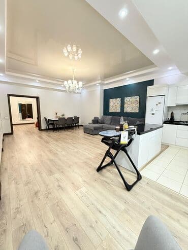 бишкеке 3комнатный квартиру: 3 комнаты, 120 м², Элитка, 9 этаж, Дизайнерский ремонт — 4