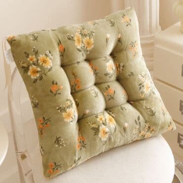 вата расчес: Мягкая сидушка-подушка на стул/кресло. - Форма: квадрат/размер: 40*40 — 3