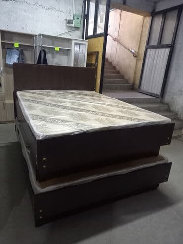 многофункциональный кровать: Кровать новый, двух спальный, с матрасом, полутора спальный — 2
