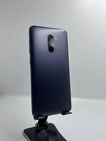 iphone xc: Poco Pocophone F1, Б/у, 128 ГБ, цвет - Черный, 2 SIM — 1