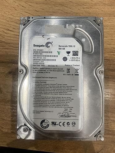 hard: Накопитель для ПК, Б/у, Seagate, HDD, 512 ГБ, 3.5", Для ПК — 1