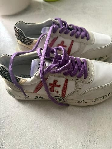 adidas stan smith: Кроссовки Premiata женские - Модель: классические низкие кроссовки — 3
