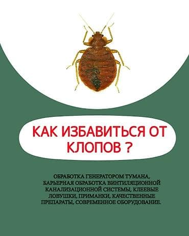 Клининговые услуги: Дезинфекция, дезинсекция, | Клопы, | Офисы, Квартиры, Дома — 1