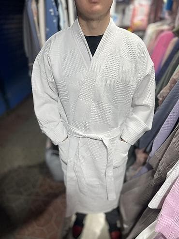 мужской банный халат: Мужской банный халат ✨ 💯 хлопок | M L XL 2XL 3XL 4XL 0-2500 сом — 10