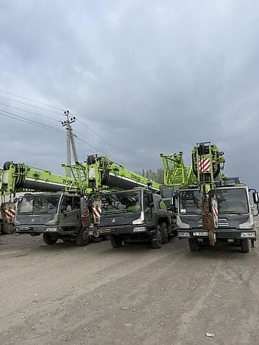 тратуарные плиты: Автокраны ZOOMLION на базе грузового 25/35/50/75/100 шасси - — 1