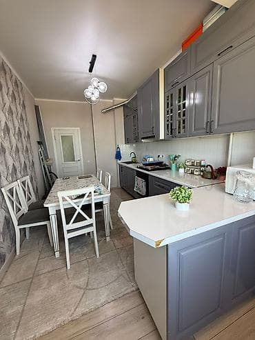 Квартиры: 3 комнаты, 86 м², Аламедин-1 мкр Элитка, 8 этаж, Евроремонт — 2