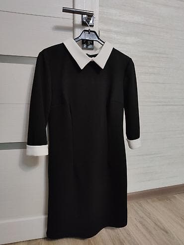 Личные вещи: Повседневное платье, Осень-весна, Платье-рубашка, S — 1