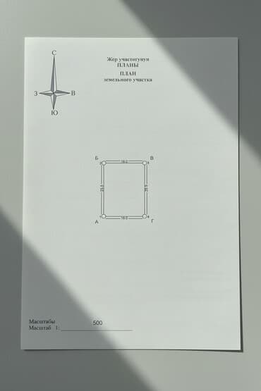 продаю земельный участок чолпоната: 4 соток, Для строительства, Красная книга — 1