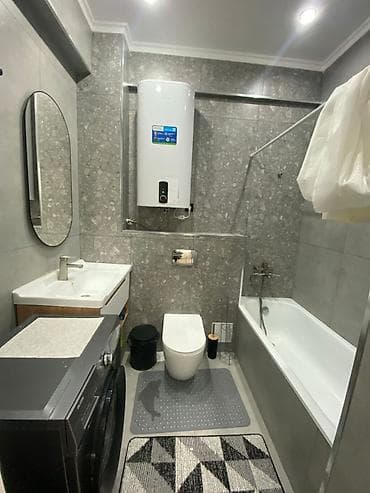 osh flats: 1 комната, 45 м², Элитка, 4 этаж, Дизайнерский ремонт — 5