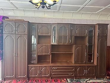 часы настенные электронные: Стенка-шкаф, Тип стенки-шкафа: Модульная, Для зала, Особенности: С отделением под телевизор — 4