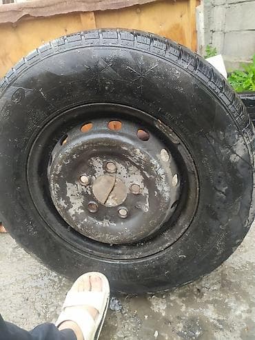 winter: Колеса в сборе 225 / 70 / R 15, Зима, Б/у, Легкий коммерческий транспорт (C/LT), Железные — 4