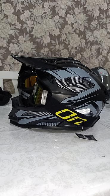 золотые коронки: Кроссовый шлем с маской/очки OTZ - Тип: мотокросс/эндуро/квадро - — 5