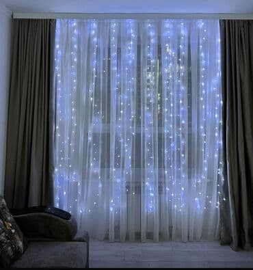 люстра даром: Светодиодная гирлянда «Занавес» для окна/стены с пультом — 2