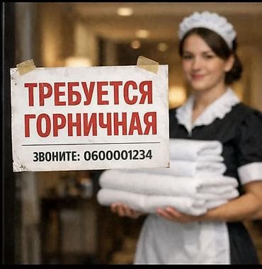 Требуется Горничная, Оплата: Ежедневно
