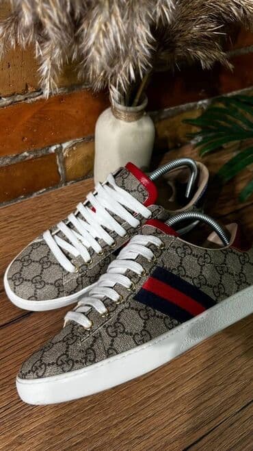 фирменная обувь из италии: Мужские кроссовки, 41, Gucci, Новый, Бесплатная доставка — 1