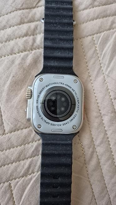 детские часы для мальчиков: Смарт-часы Smart Watch 9 Ultra, размер 49 мм. Идут вместе с зарядкой — 2