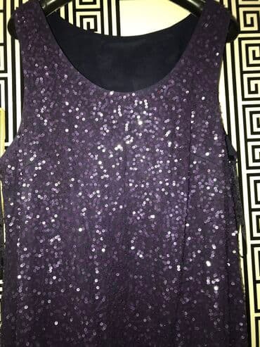 платье трапеция для беременных: S, M, цвет - Фиолетовый — 2