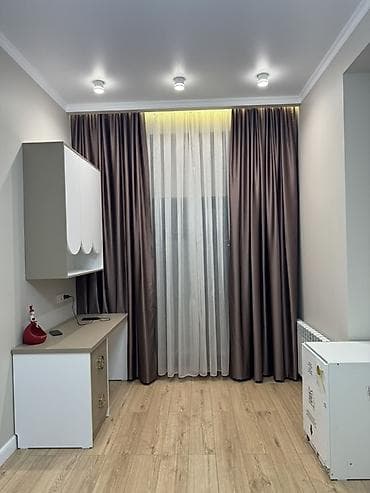 черные шторы: Комплект штор, С тюлем в комплекте, Готовое изделие, Для спальни — 1