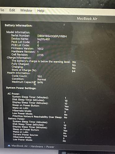 Техника жана электроника: Macbook Air M1. Подходит для любых задач. В идеальном состоянии. Без — 3