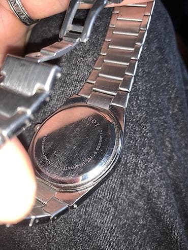 Аксессуарлар: Классикалык сааттар саат, Tissot, Швейцария, Суу өткөрбөөчү, Эркектердики — 4