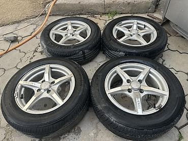 Колеса в сборе 185 / 65 / R 14, Лето, Комплект, Литые, отверстий - 5 at lalafo.kg Колеса в сборе 185 / 65 / R 14, Лето, Комплект, Литые, отверстий - 5