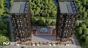 Недвижимость: 3 комнаты, 101 м², Асанбай мкр Элитка, 16 этаж, ПСО (под самоотделку) — 2