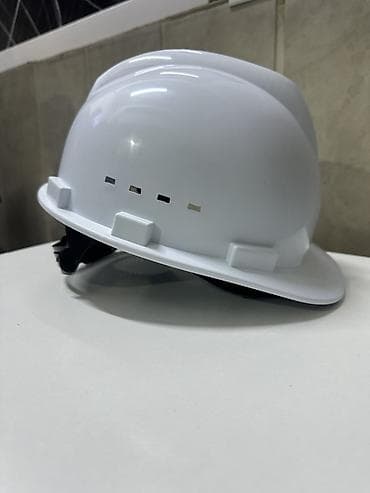 купить монтажный пояс: Каска строительная с внутренней подвеской + светоотражающий — 2