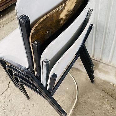 стулья дешево: Стул для кухни, Б/у, Железо — 2