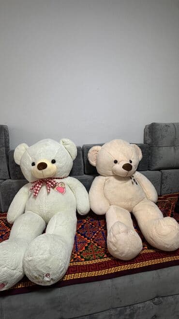 Гирлянды: Большой плюшевый медведь - Цвет: молочный/кремовый - Размер: крупный — 5