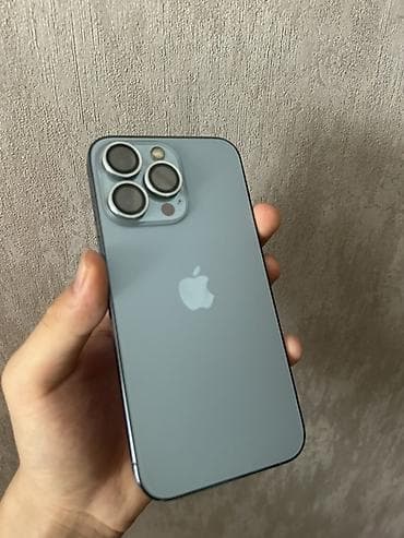 IPhone 13 Pro, Б/у, 128 ГБ, Sierra Blue, Кабель, 80 %
