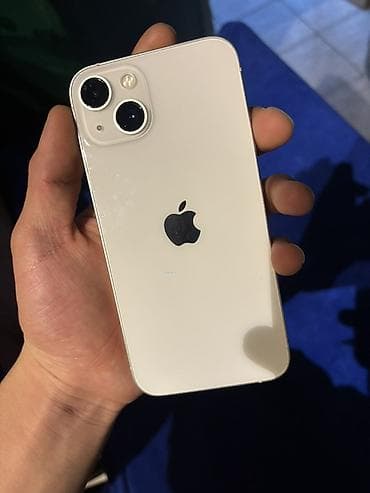 IPhone 13, Б/у, 256 ГБ, Белый, 80 %