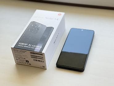 redmi note pro: Redmi, Redmi Note 14, Б/у, 128 ГБ, цвет - Черный, 2 SIM — 2