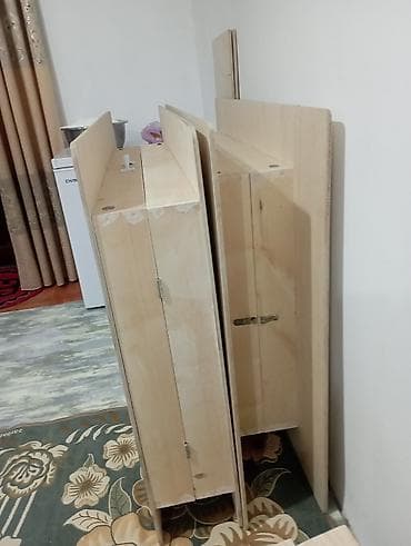 Үй жана бакча: Бүктөмө кошумча коюлган үстөл, Жаңы, Жыгач, түсү - Саргыч боз — 3