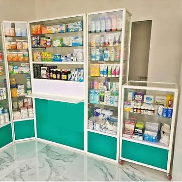 Соода жабдуулары: Прилавок витрина из профиля и стекла, торговые витрины для магазина — 9