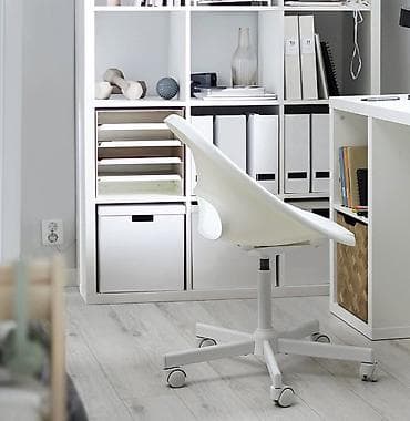 стулчик ош: Кеңсе отургучу, Колдонулган, түсү - Ак, Желим — 7