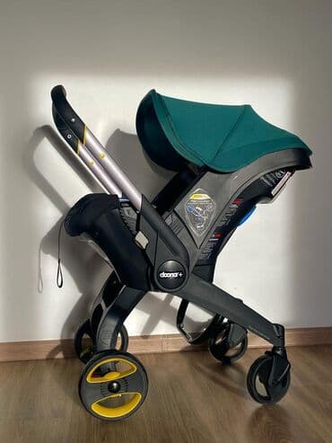 коляски doona: Коляска, цвет - Черный, Б/у — 1