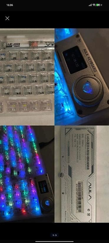 клавиатура aula: Клавиатура, Aula, Механическая, Bluetooth подключение, Размер: 100% — 1