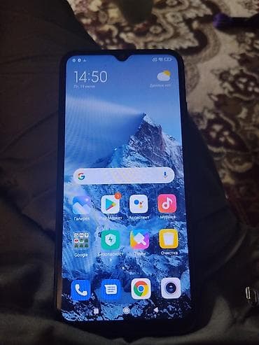 aoc монитор: Redmi, Redmi 9A, Колдонулган, 32 ГБ, түсү - Кара, 1 SIM, 2 SIM — 1
